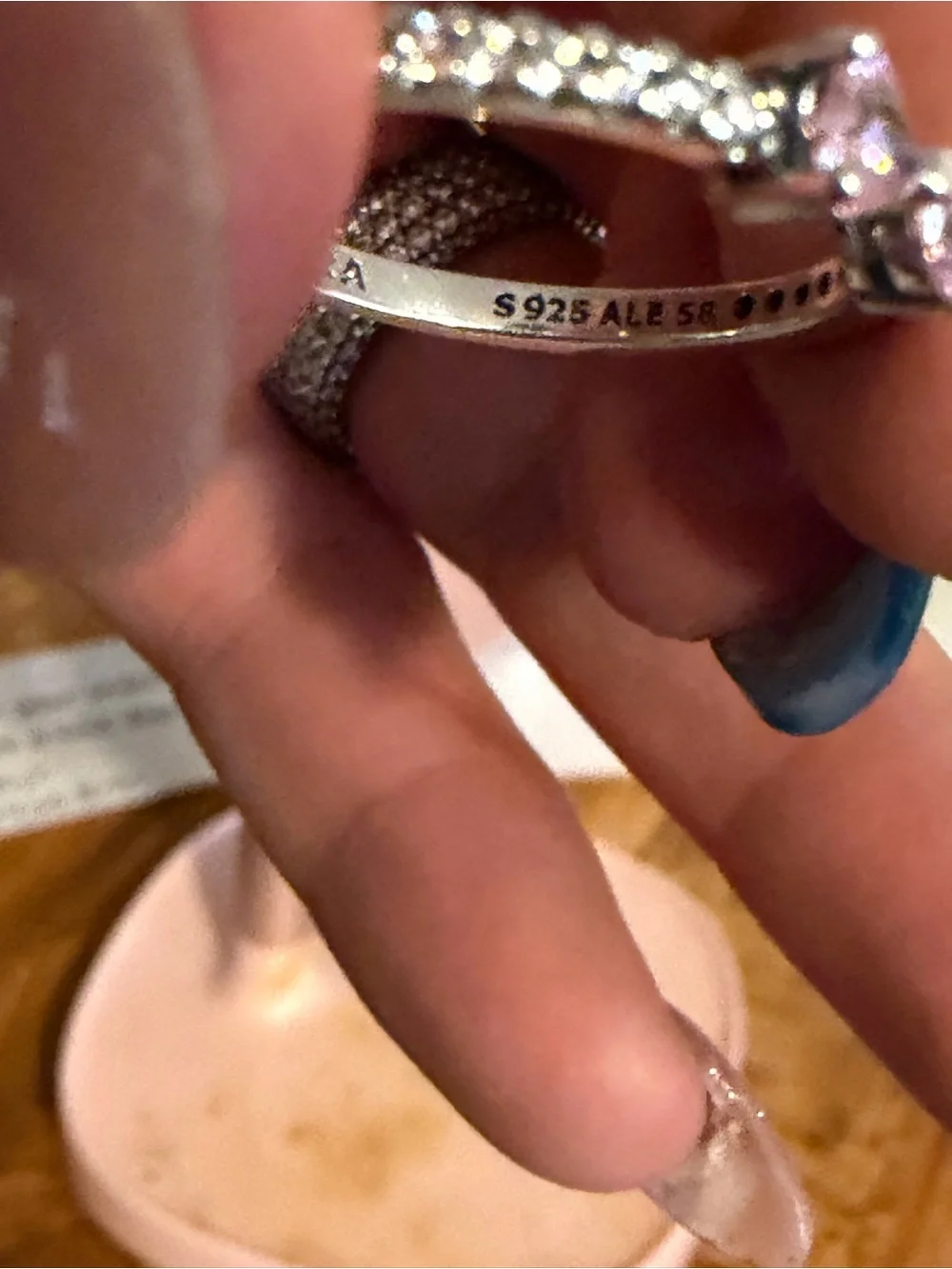 Pandora Sterling Silver Ring sz9